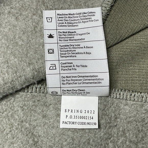 Carhartt Small Pullover Sweater Relaxed Fit Midweight Crewneck Block Women's - Picture 9 of 10